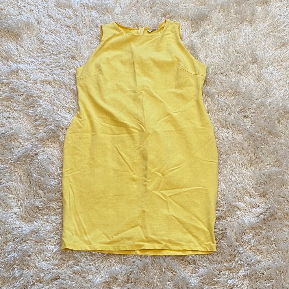 Bright yellow FN dress